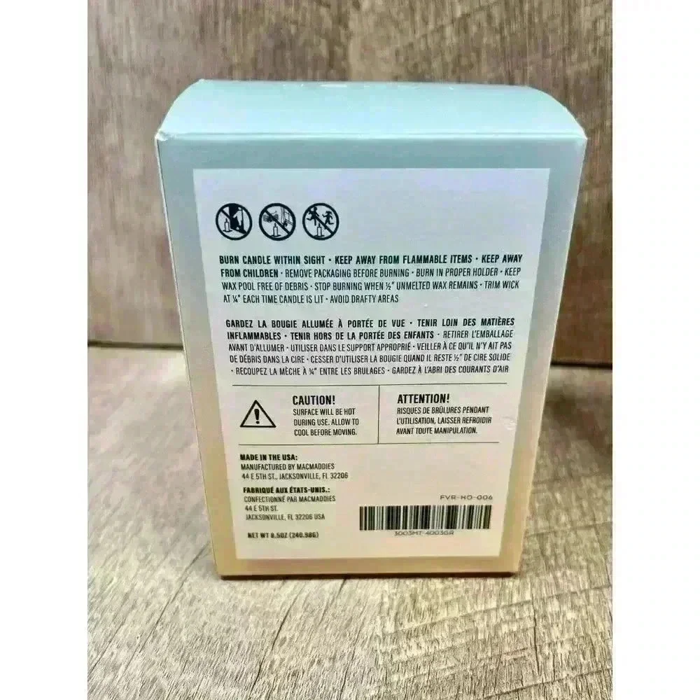 In Favor Of Hibernate Candle Cedar Patchouli Natural Scented 8.5oz USA Made NEW